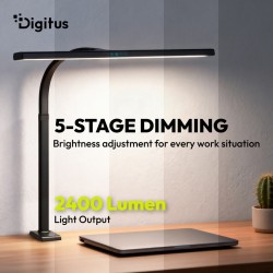 Lampa biurkowa LED, 80 cm, 2400 lm, 16 W, temp. barw 3000K-6… | PartsPC.pl