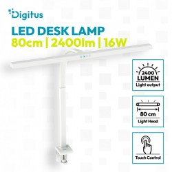 Lampa biurkowa LED, 80 cm, 2400 lm, 16 W, temp. barw 3000K-6… | PartsPC.pl