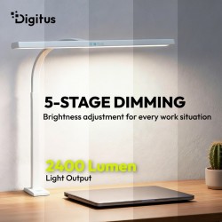 Lampa biurkowa LED, 80 cm, 2400 lm, 16 W, temp. barw 3000K-6… | PartsPC.pl