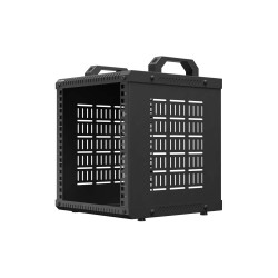 Stojak open rack Lanberg 10" 6U 280x300 czarny | PartsPC.pl