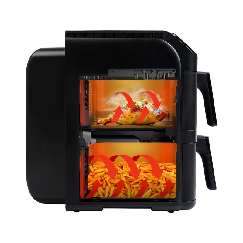 Tesla AirFryer Q670 XXL Frytkownica beztłuszczowa dwukomorow… | PartsPC.pl