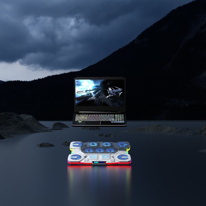 Rampage Glacier Gamingowa podstawka chłodząca pod laptop 14–… | PartsPC.pl
