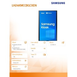 Monitor profesjonalny KIOSK KM24C 24 cale Matowy, Dotykowa 1… | PartsPC.pl