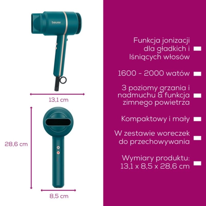 Suszarka do włosów HC35 Ocean | PartsPC.pl