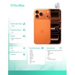 iPhone 17 PRO MAX 2TB Kosmiczny pomarańcz | PartsPC.pl
