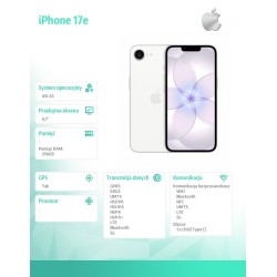 iPhone 17e 256GB Biały | PartsPC.pl