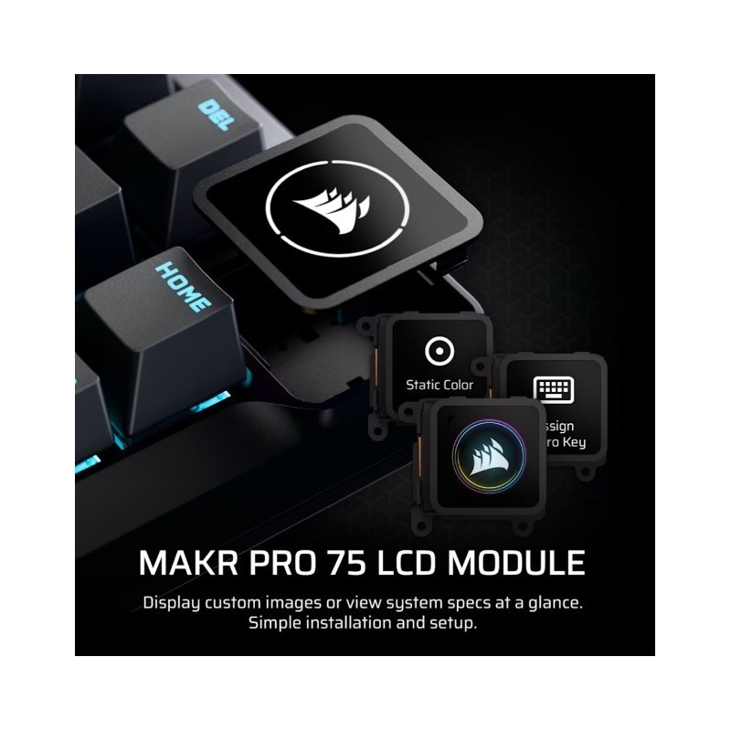 Klawiatura gamingowa Makr Pro 75 Carbon | PartsPC.pl