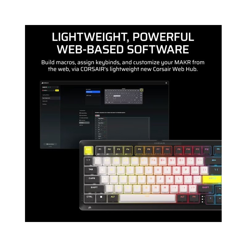 Klawiatura gamingowa Makr Pro 75 Carbon | PartsPC.pl