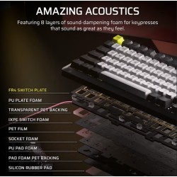 Klawiatura gamingowa Makr Pro 75 Carbon | PartsPC.pl