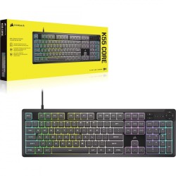 Klawiatura K55 Core RGB szara | PartsPC.pl
