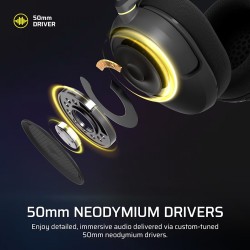 Słuchawki przewodowe HS35 Stereo V3 czarne | PartsPC.pl