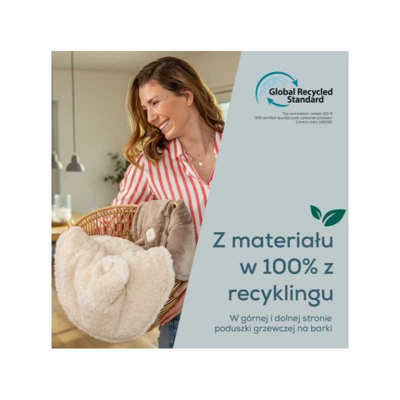 Poduszka grzewcza na ramiona HK165 Huggy creme | PartsPC.pl