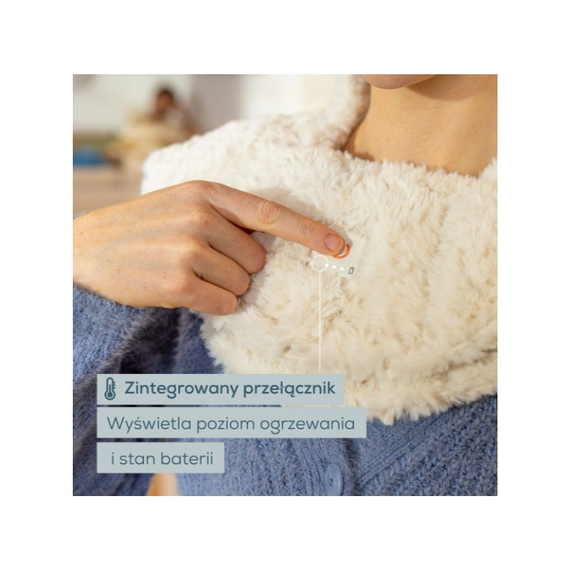 Poduszka grzewcza na ramiona HK165 Huggy creme | PartsPC.pl