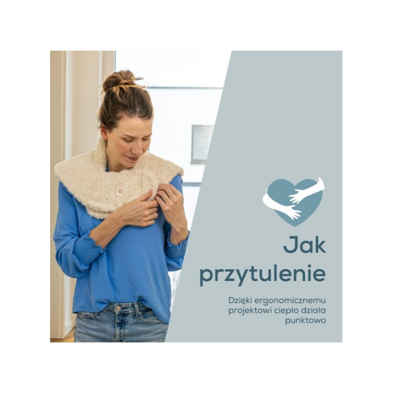 Poduszka grzewcza na ramiona HK165 Huggy creme | PartsPC.pl