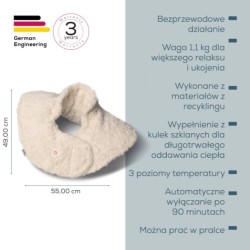 Poduszka grzewcza na ramiona HK165 Huggy creme | PartsPC.pl