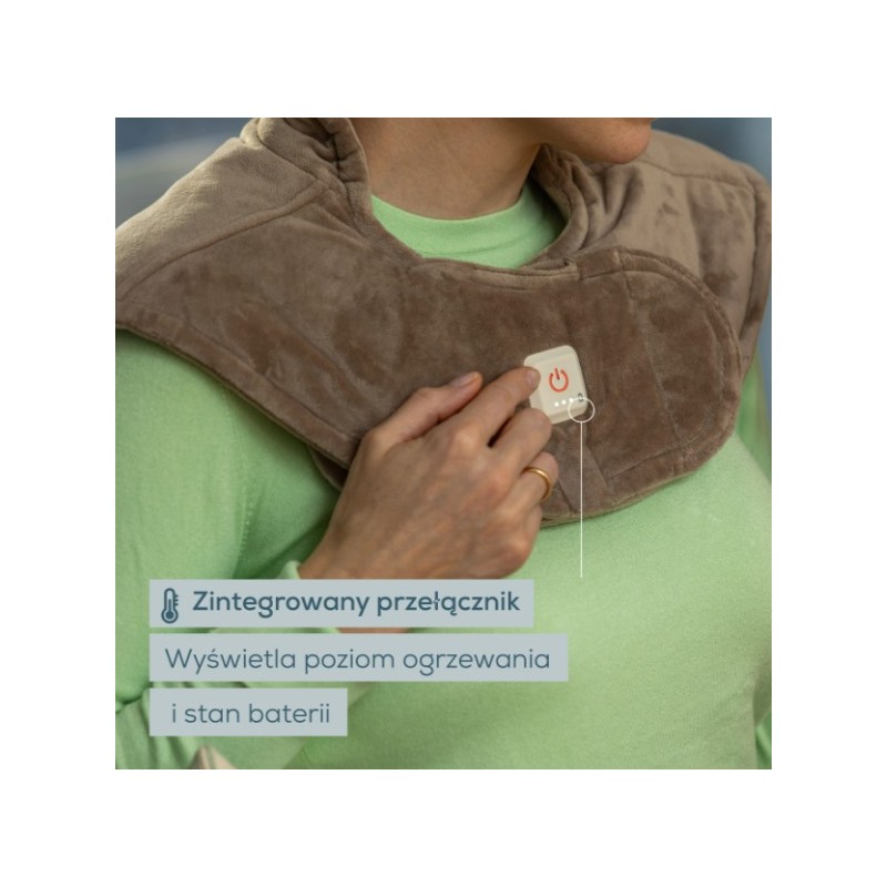 Poduszka grzewcza na ramiona HK165 taupe | PartsPC.pl
