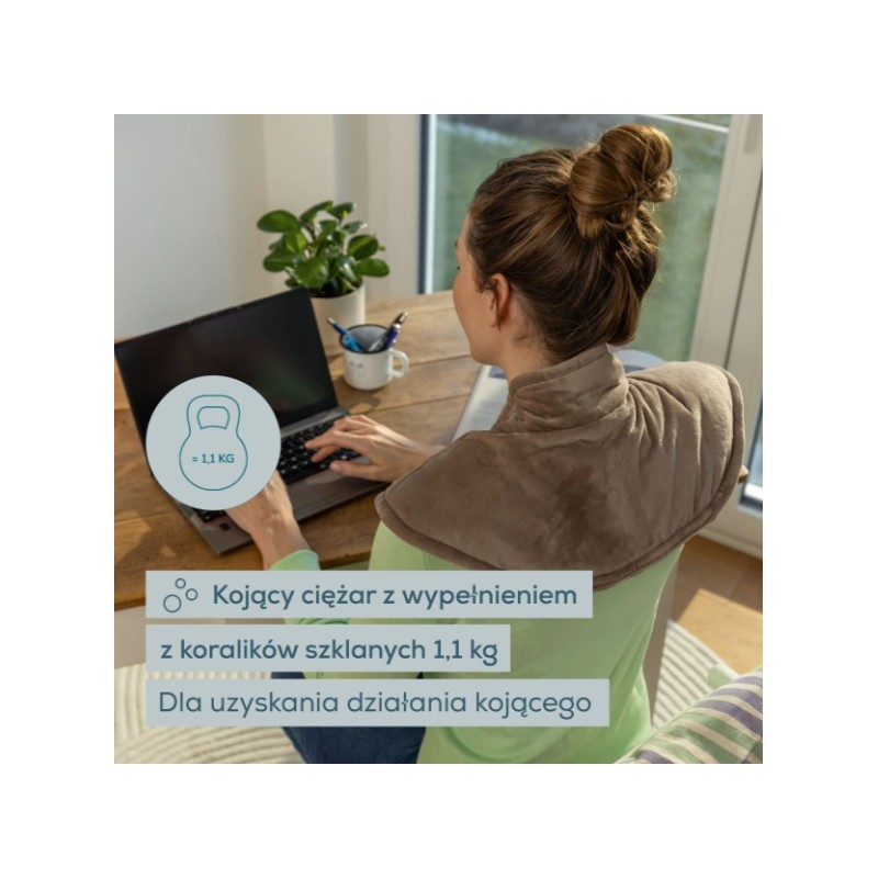 Poduszka grzewcza na ramiona HK165 taupe | PartsPC.pl