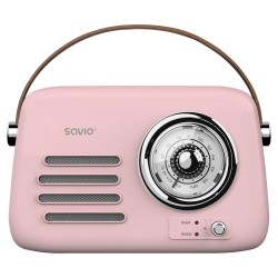 Radio przenośne Savio RS-03 różowe | PartsPC.pl