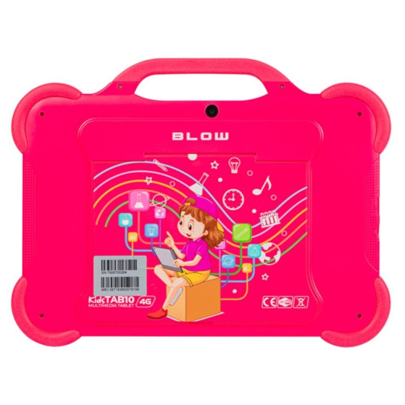 Tablet KidsTAB10 4G 4/64GB Różowe etui | PartsPC.pl