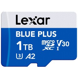 Karta pamięci microSD 1TB C10 A2 U3 V30 170MB/s Blue Plus | PartsPC.pl