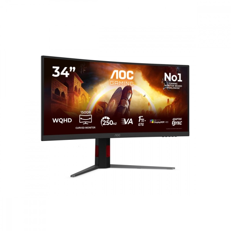 Monitor 34 cale CU34G4ZCA VA Curved 250Hz HDMIx2 DP HAS Głoś… | PartsPC.pl
