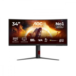 Monitor 34 cale CU34G4CA VA Curved 180Hz HDMIx2 DP | PartsPC.pl