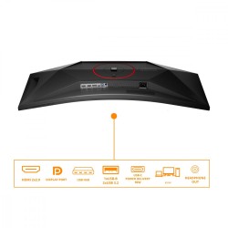 Monitor 34 cale CU34G4CA VA Curved 180Hz HDMIx2 DP | PartsPC.pl