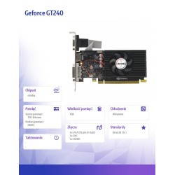AFOX Karta graficzna - Geforce GT240 1GB DDR3 128BIT DVI HDM… | PartsPC.pl