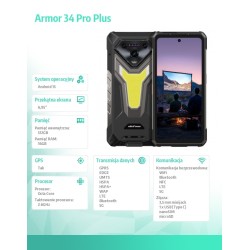ULEFONE Smartfon Armor 34 Pro Plus 5G 16/512GB | PartsPC.pl