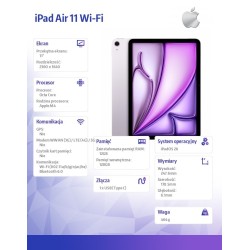 iPad Air 11 cali WiFi 128GB Fioletowy | PartsPC.pl
