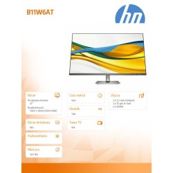 HP Inc. Monitor S5 527da 27 FHD MNTR B11W6AT ABB | PartsPC.pl