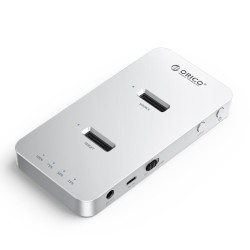 Orico Stacja klonująca dyski, 2x M.2 NVMe/SATA, USB-C 20Gbps | PartsPC.pl