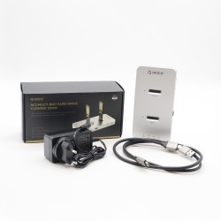 Orico Stacja klonująca dyski, 2x M.2 NVMe/SATA, USB-C 20Gbps | PartsPC.pl