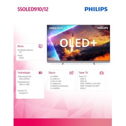 Philips Telewizor 55 cali OLED 55OLED910/12 | PartsPC.pl