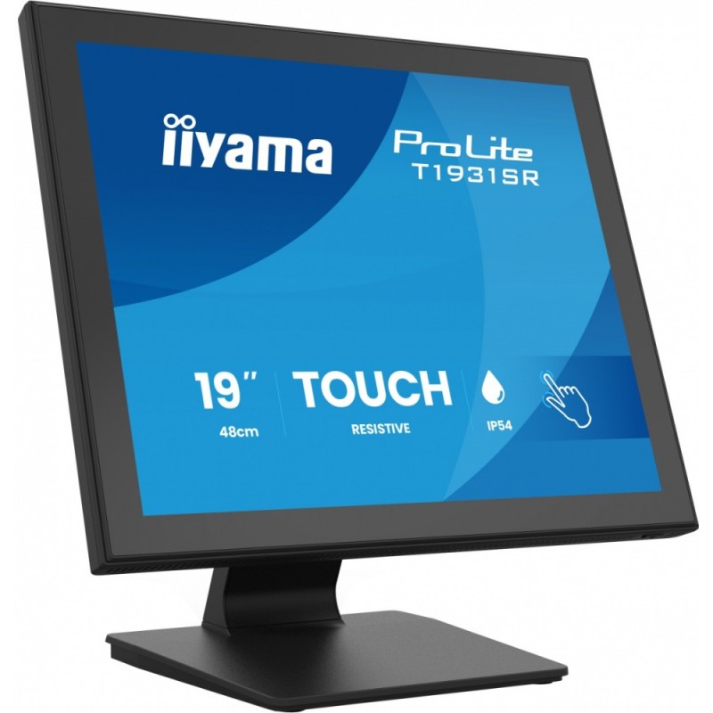 Monitor 19 cali T1931SR-B2S RESIS.IP54,HDMI,DP,VGA,2x1W,5:4 | PartsPC.pl
