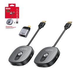 Unitek Bezprzewodowy odbiornik HDMI 4K@30Hz w zestawie z nad… | PartsPC.pl