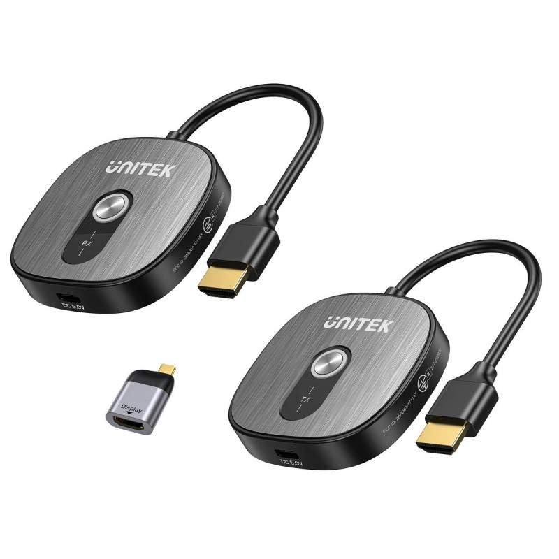 Unitek Bezprzewodowy odbiornik HDMI 4K@30Hz w zestawie z nad… | PartsPC.pl