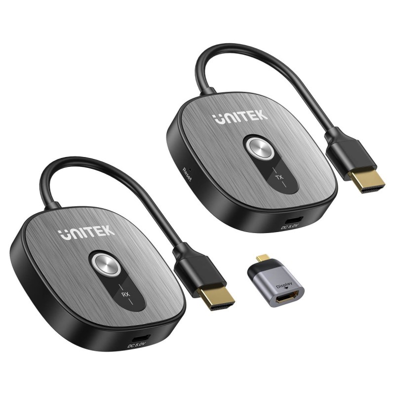 Unitek Bezprzewodowy odbiornik HDMI 4K@30Hz w zestawie z nad… | PartsPC.pl