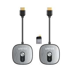 Unitek Bezprzewodowy odbiornik HDMI 4K@30Hz w zestawie z nad… | PartsPC.pl