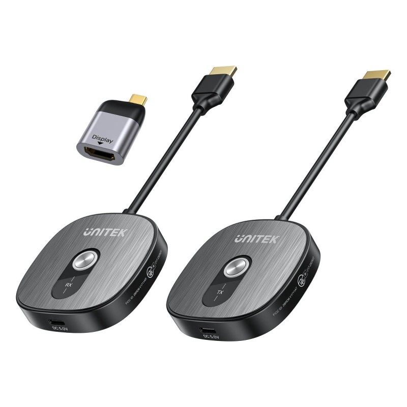 Unitek Bezprzewodowy odbiornik HDMI 4K@30Hz w zestawie z nad… | PartsPC.pl