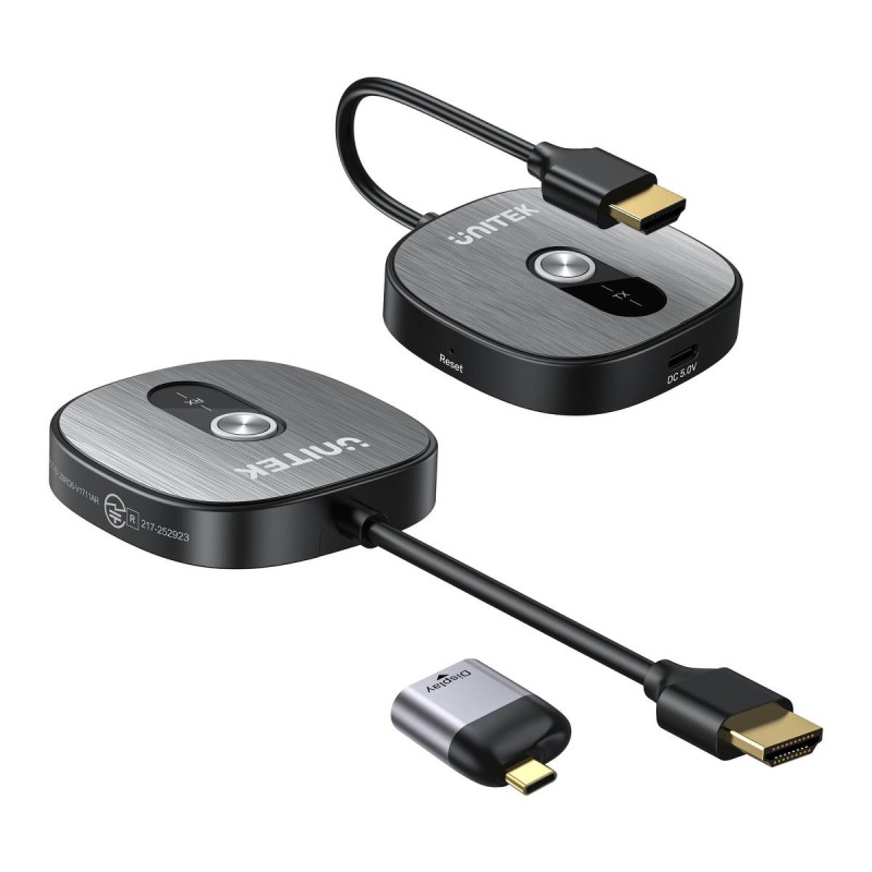 Unitek Bezprzewodowy odbiornik HDMI 4K@30Hz w zestawie z nad… | PartsPC.pl