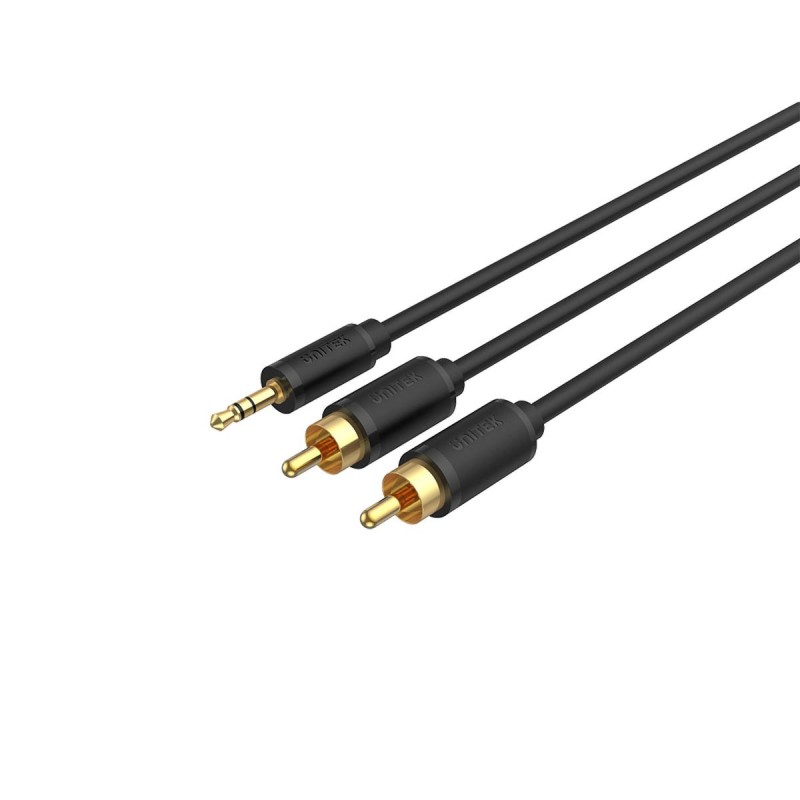 Unitek Kabel audio mini jack 3,5 mm na 2× RCA 3m | PartsPC.pl
