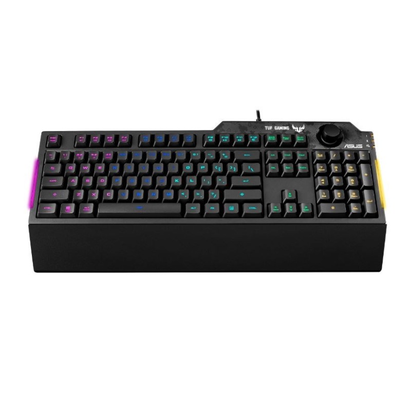 Klawiatura TUF Gaiming K1 RGB lighting/USB/black