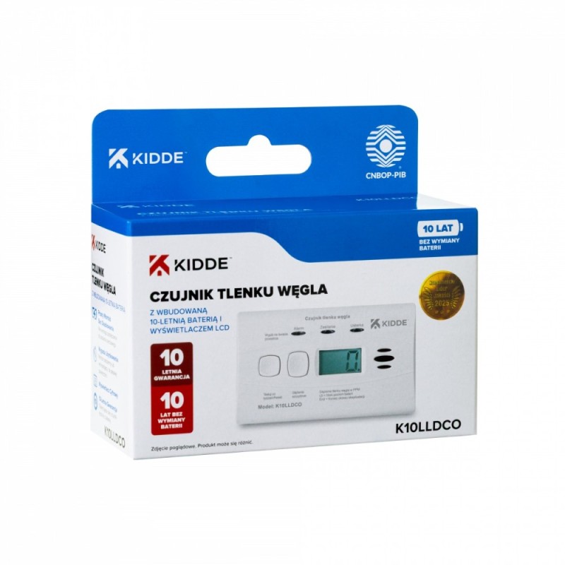 Czujnik czadu z wyświetlaczem KIDDE K10LLDCO | PartsPC.pl