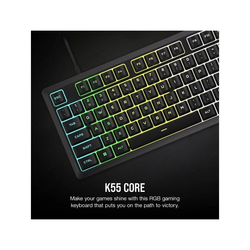 Klawiatura K55 Core RGB czarna