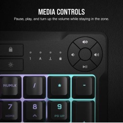Klawiatura K55 Core RGB czarna