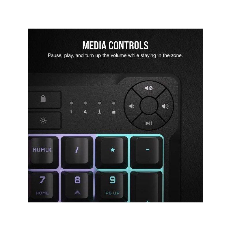 Klawiatura K55 Core RGB czarna