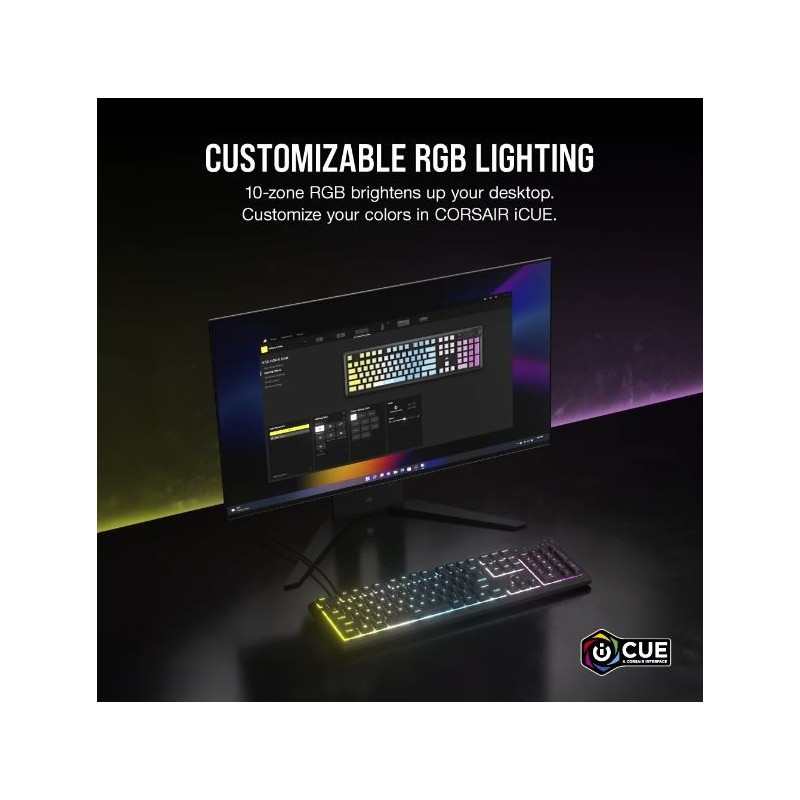 Klawiatura K55 Core RGB czarna