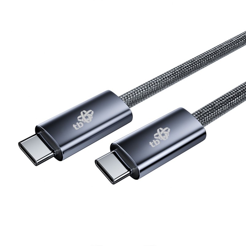 Kabel USB C 3.0 100W 5G 1m czarny | PartsPC.pl