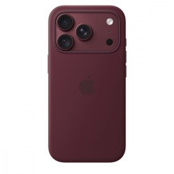 Etui silikonowe z MagSafe do iPhonea 18 Pro - burgund | PartsPC.pl